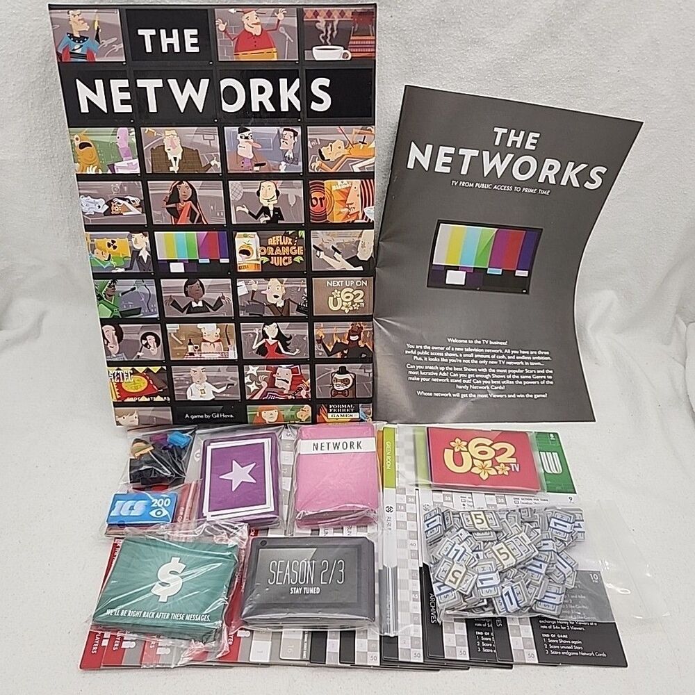 Game The Networks Board Formal Ferret Games 2018 Welcome To The TV Business Full